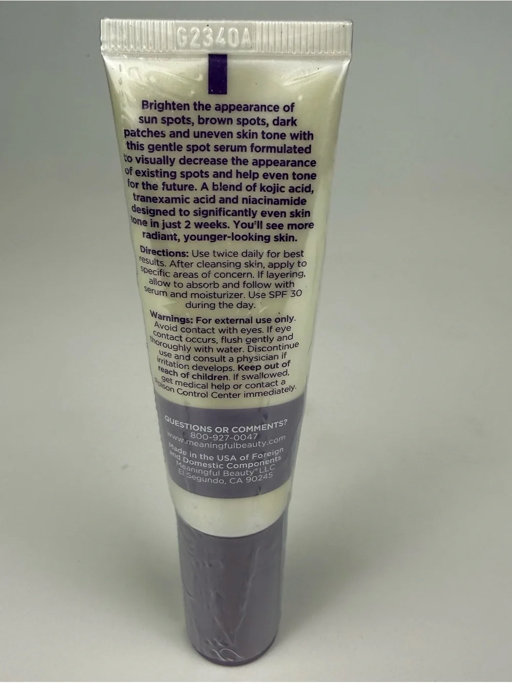 Meaningful Beauty Cindy Crawford Dark Spot Treatment 30 ml / 1 oz New & Sealed